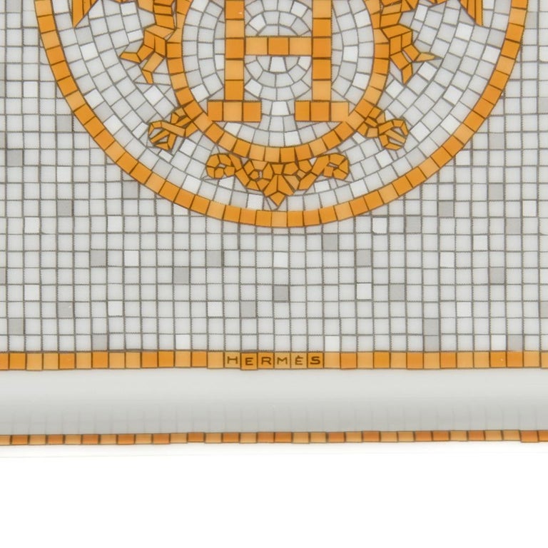 Hermes Sushi Plate Mosaique Au 24 Gold Tray Small Model Porcelain at 1stDibs hermes jewelry