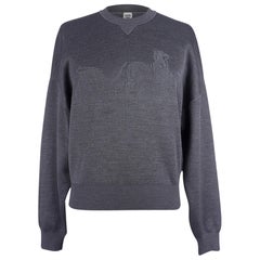 Jersey Hermes Ex-Libris Gris Cachemira y Seda  34 / 4