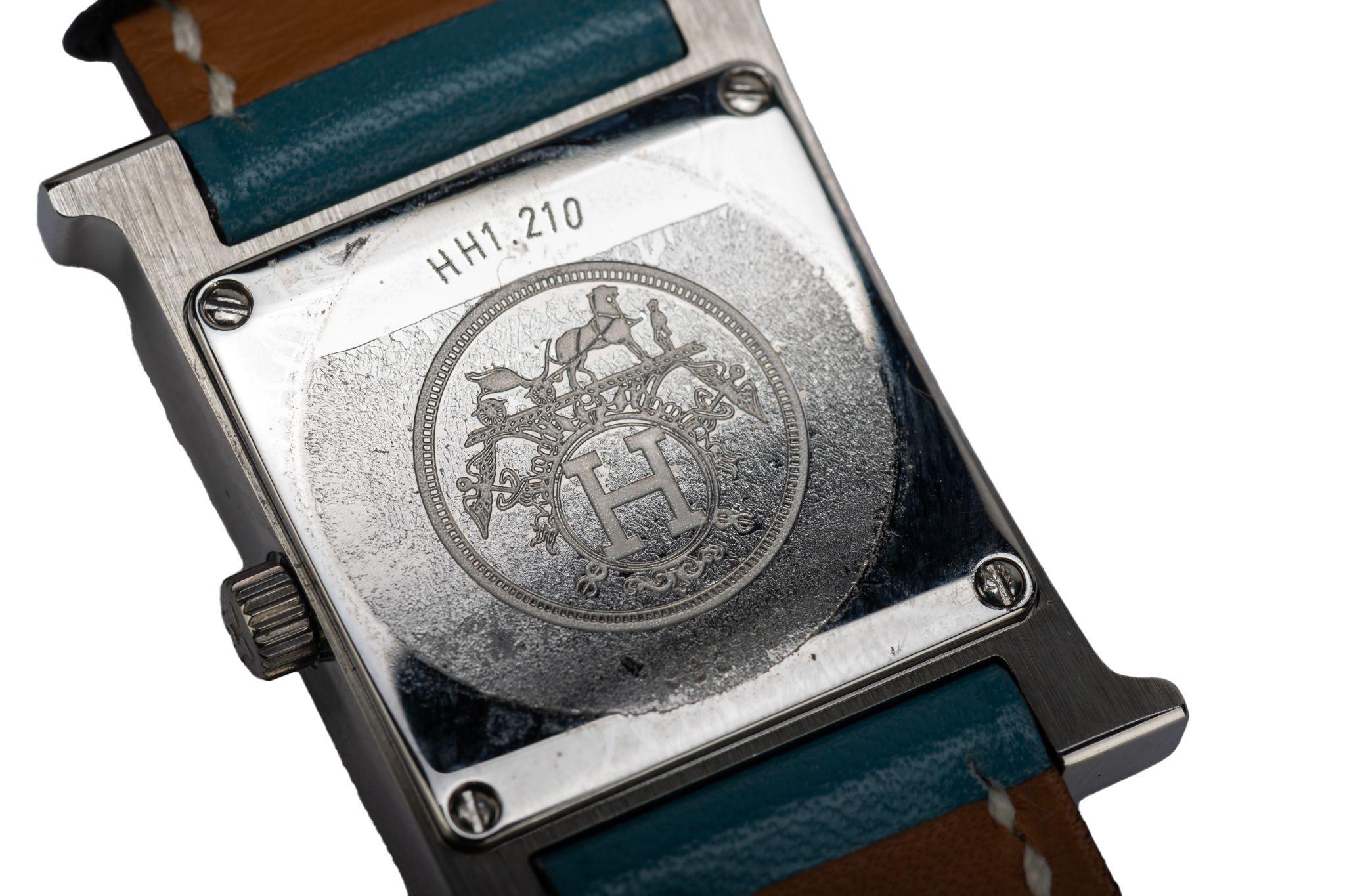 Hermès Swift 25 mm Heure H Hour Uhr Damen im Angebot