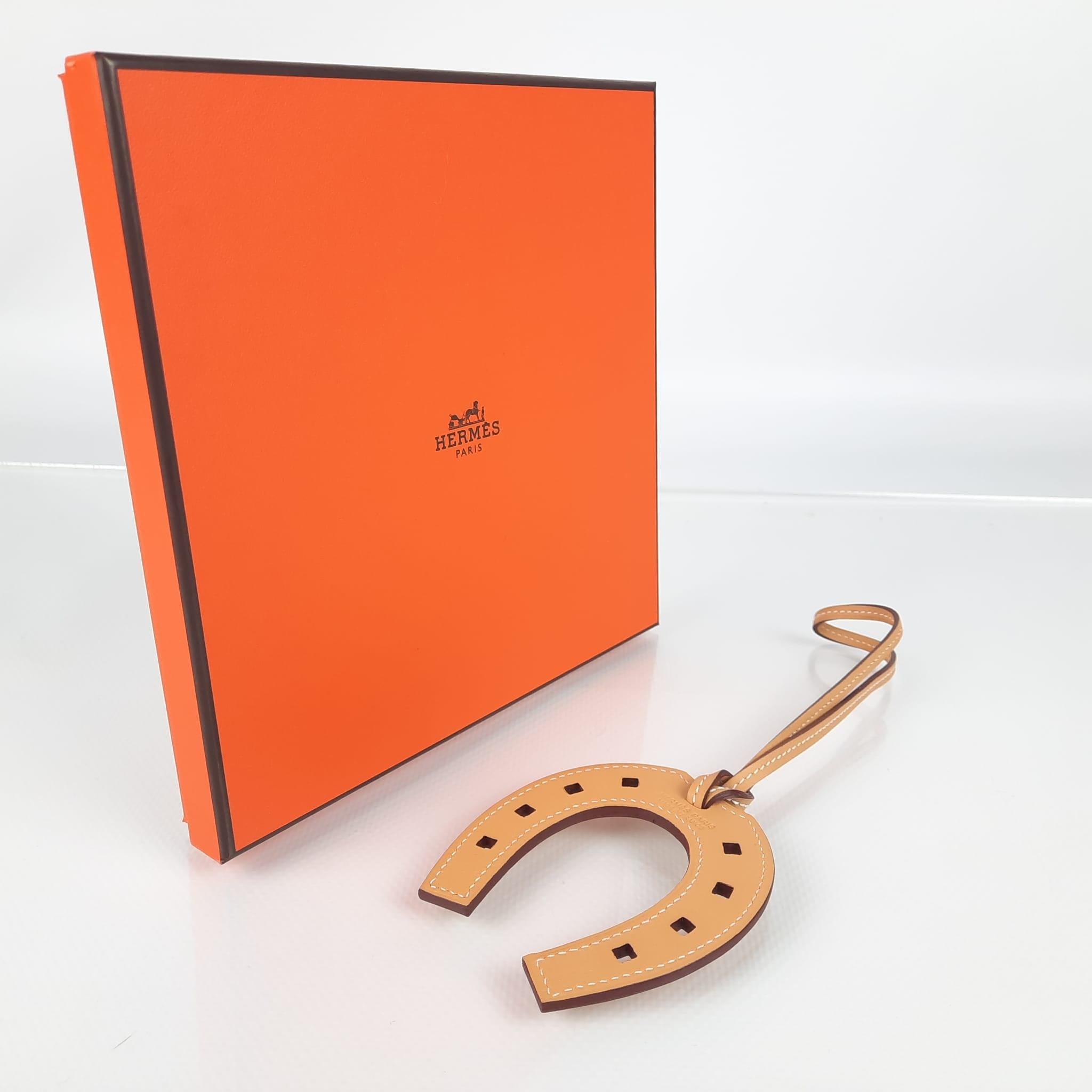 Hermes Swift calfskin Paddock Fer a Cheval charm 2