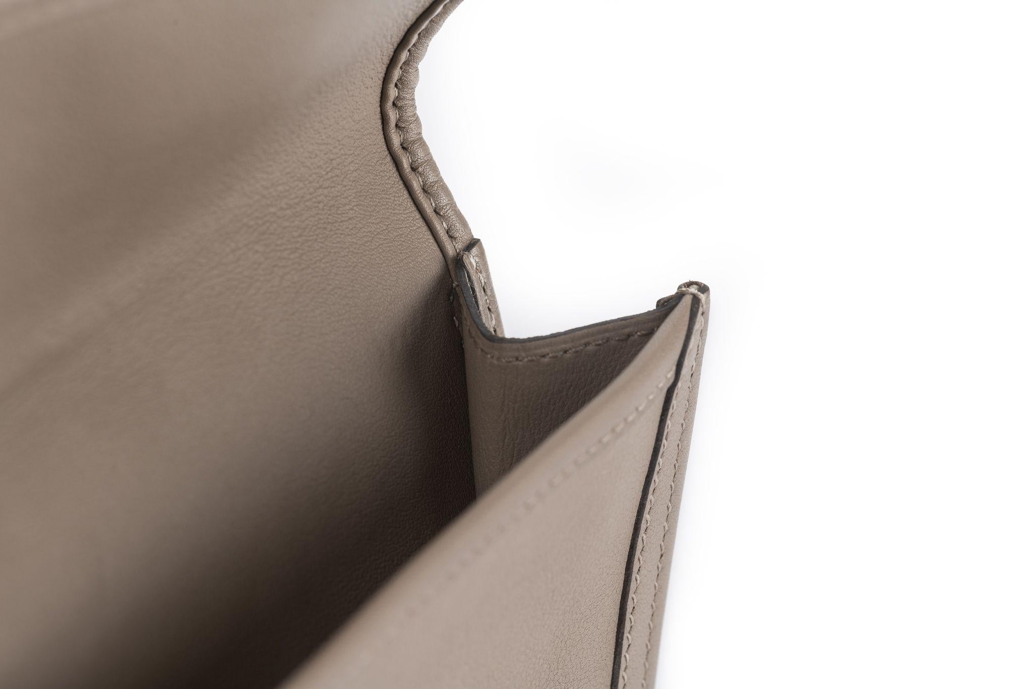 Hermès Swift Jige Elan 29 Clutch Etoupe in vendita 1