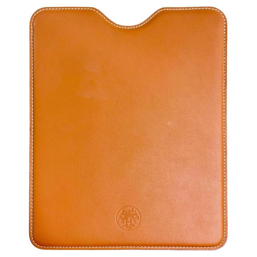 Hermes Swift Leather Logo iPad Case at 1stDibs