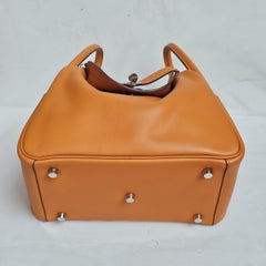 Hermes Swift Orange Lindy 26 Tressage Bag