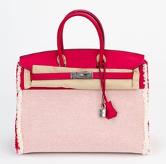 Hermès Swift Twill H Fray Fray Birkin 35