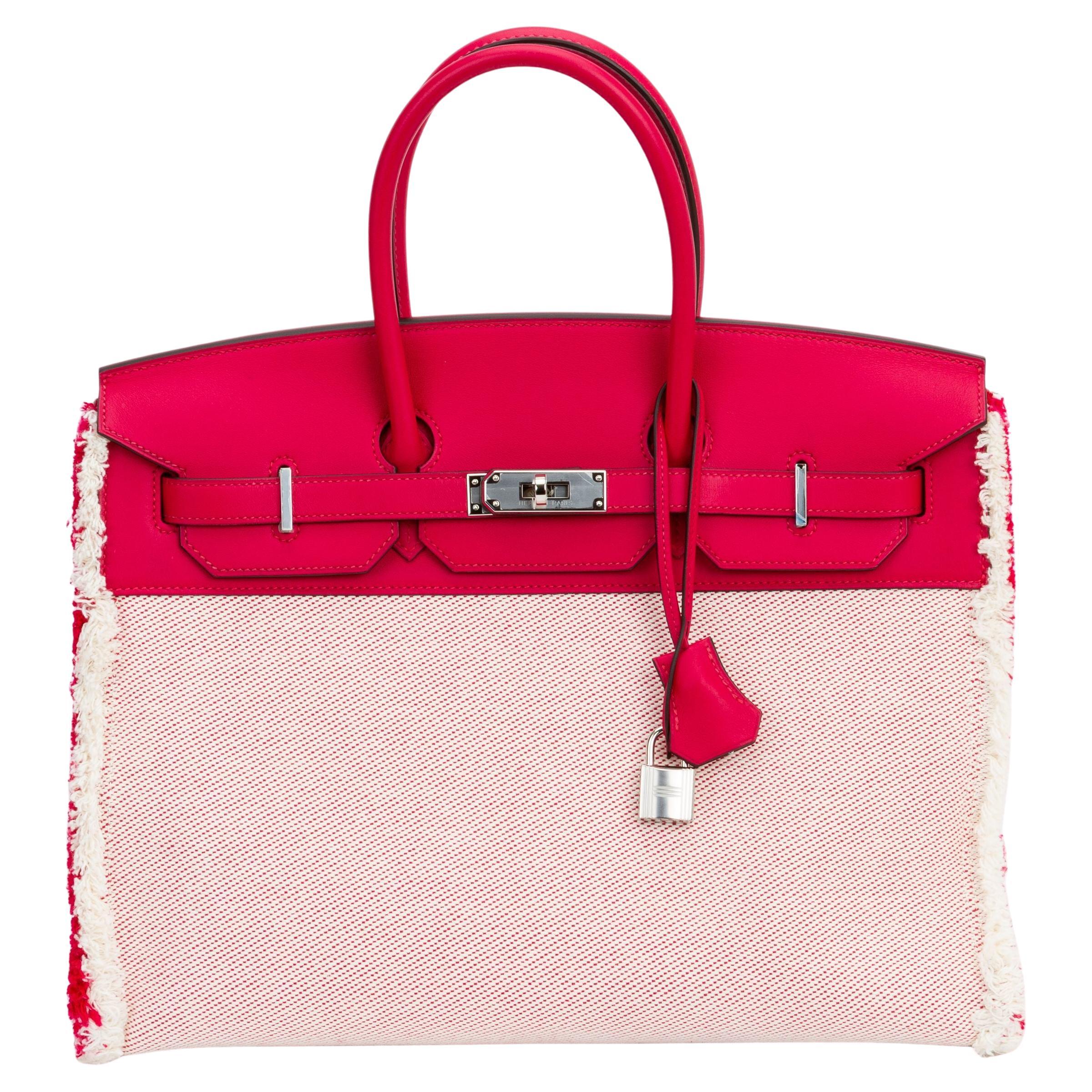 Hermès Swift Twill H Fray Fray Birkin 35