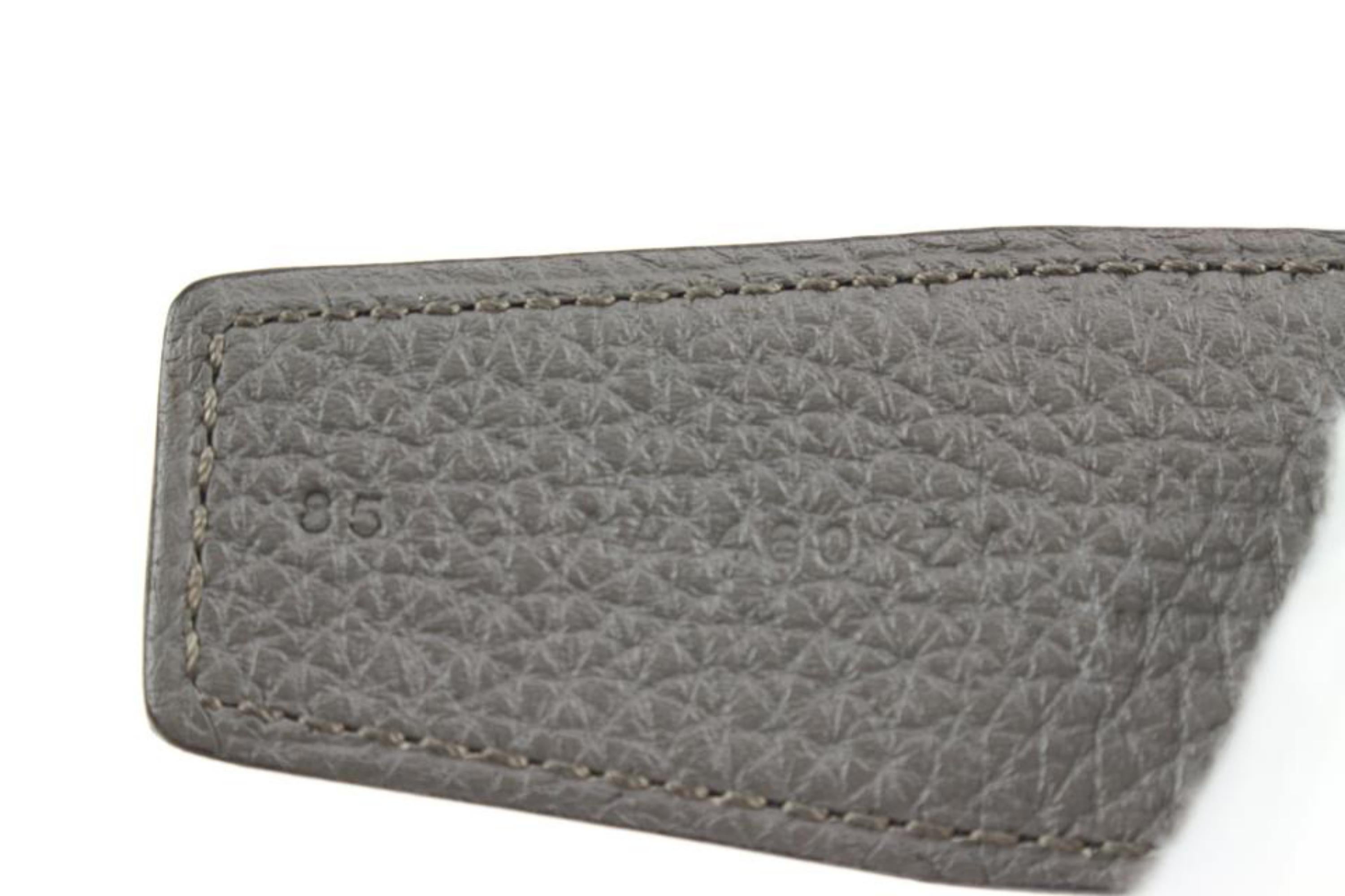 Hermès Sz 85 H Au Carre Reversible H Logo Belt Kit 76h218s 5