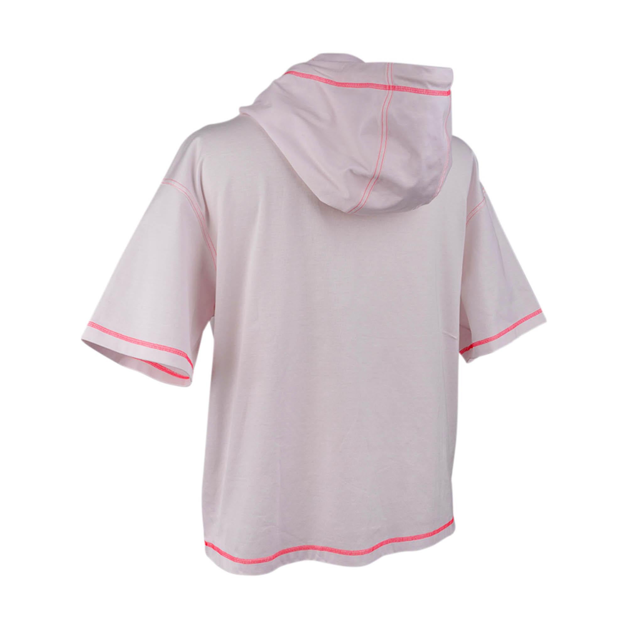 Hermes T-Shirt Hoodie Jungle Love Rose Porcelaine Coton 40 / 8 en vente 1