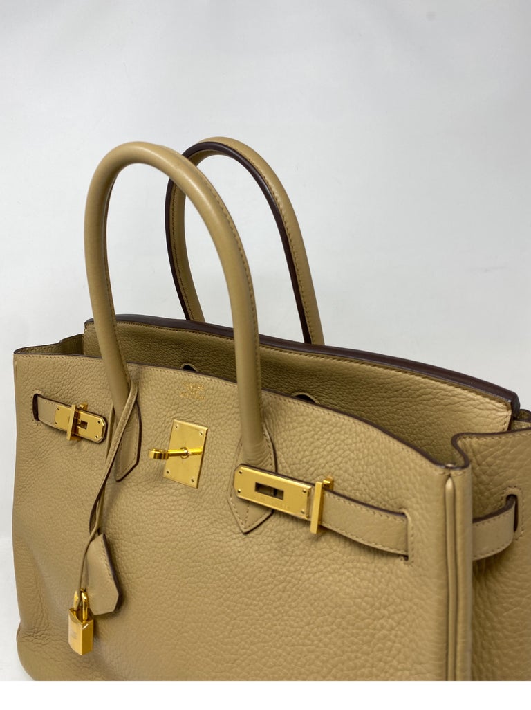 Hermes Tabac Tan Birkin 35 Bag For Sale 9