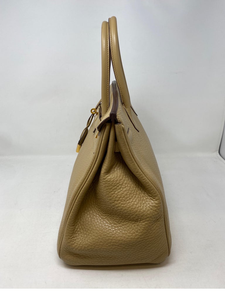 Hermes Tabac Tan Birkin 35 Bag For Sale 14