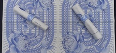 Hermès Table Set of 2 Placemats 2 Napkins 2 Napkin Rings Peony printed NIB