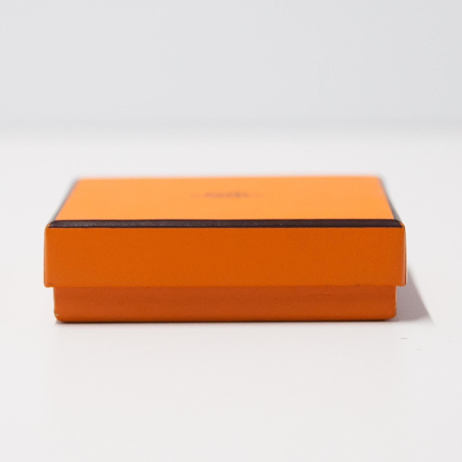Hermès Table Steel Black Leather Alarm Clock 6