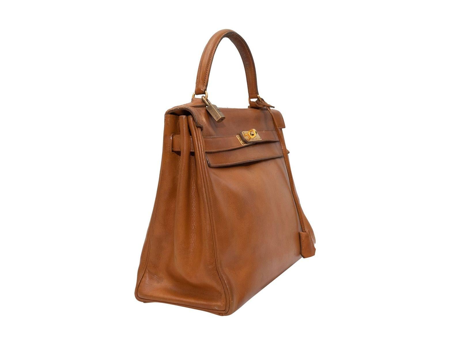 Hermes Tan 1979 Kelly 32 Bag In Good Condition In New York, NY