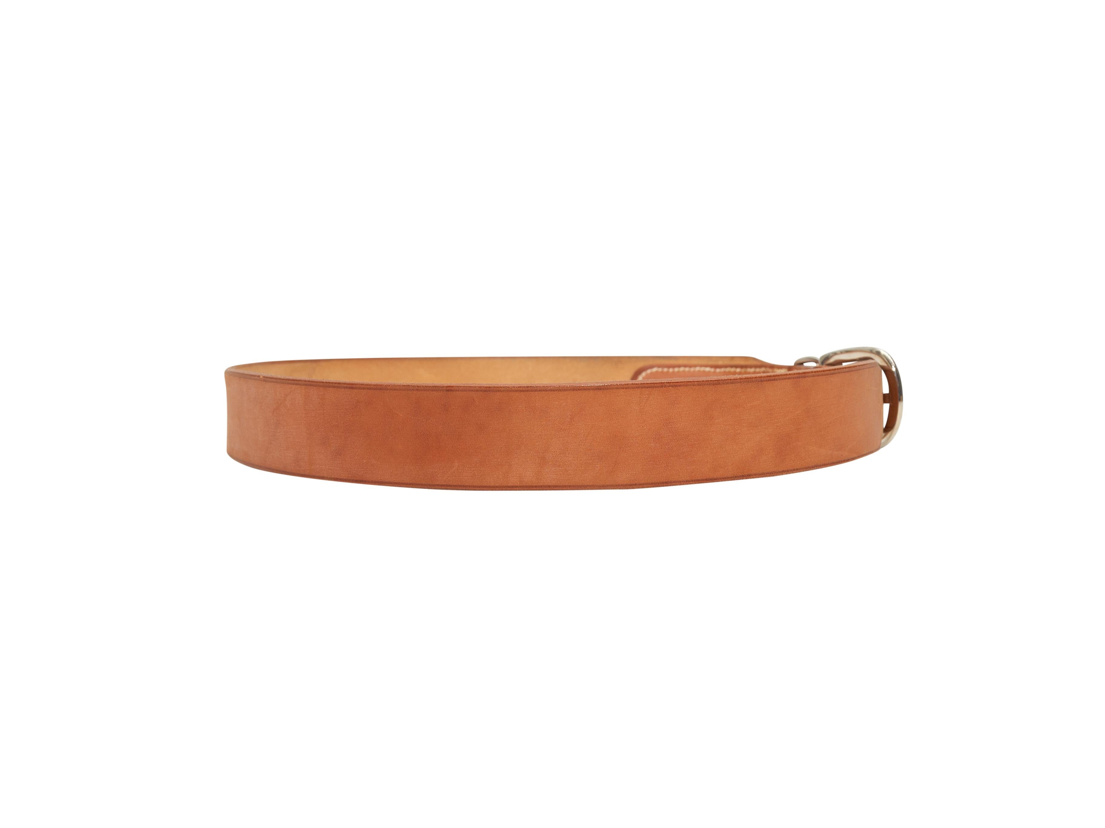 Hermes Tan 2000 Leather Belt 1