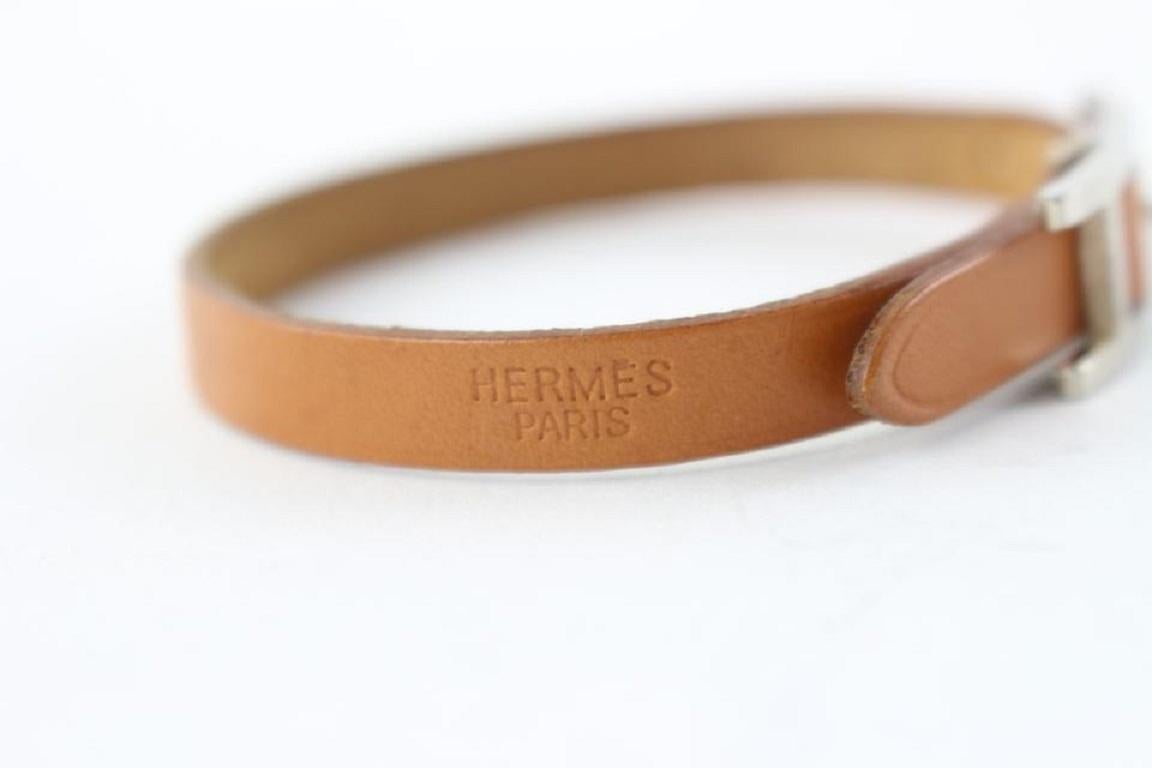 Hermès Tan Hapi Brown Leather Api Bracelet 9hz0831 Belt 2