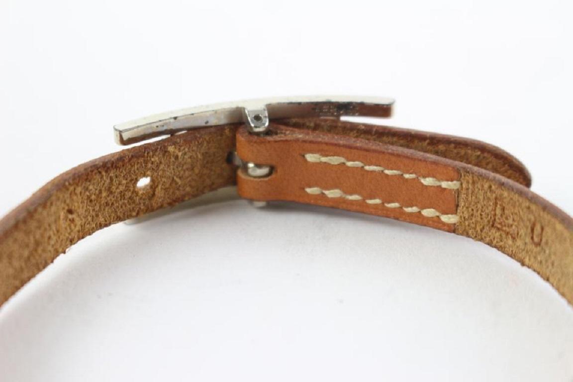 Hermès Tan Hapi Brown Leather Api Bracelet 9hz0831 Belt 4