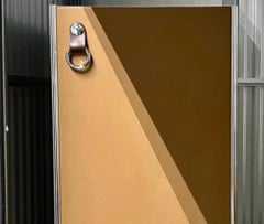 Hermès Tan Leather Chests with Drawers, Cabinets, Guido Faleschini, Italy, 1970s