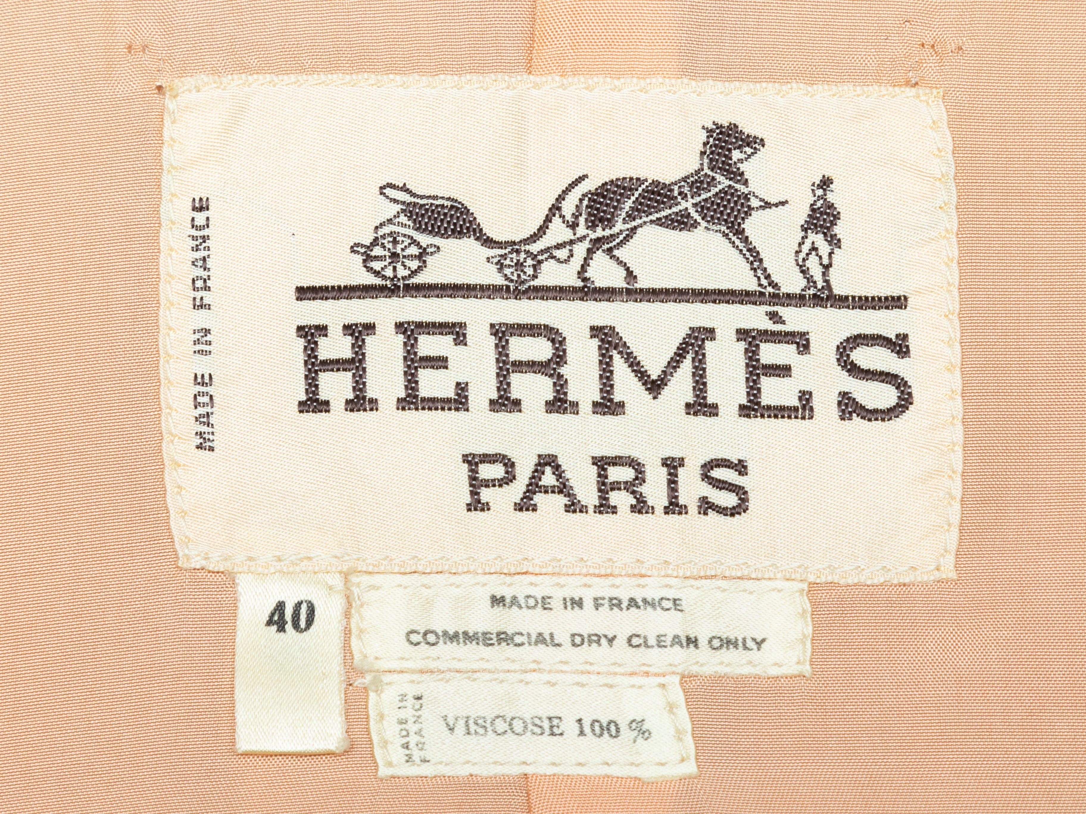Hermes Tan Tweed Skirt Suit 3