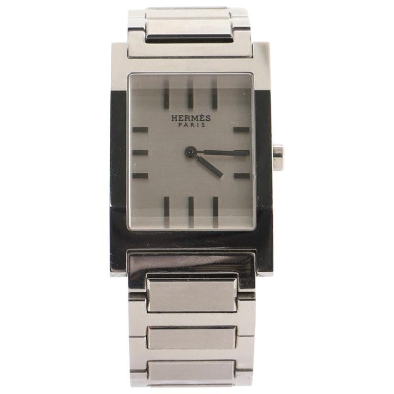 Hermès Tandem Quartz Watch Stainless Steel 26