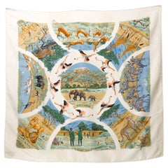 Hermes Tanzanie by Robert Dallet Silk Scarf