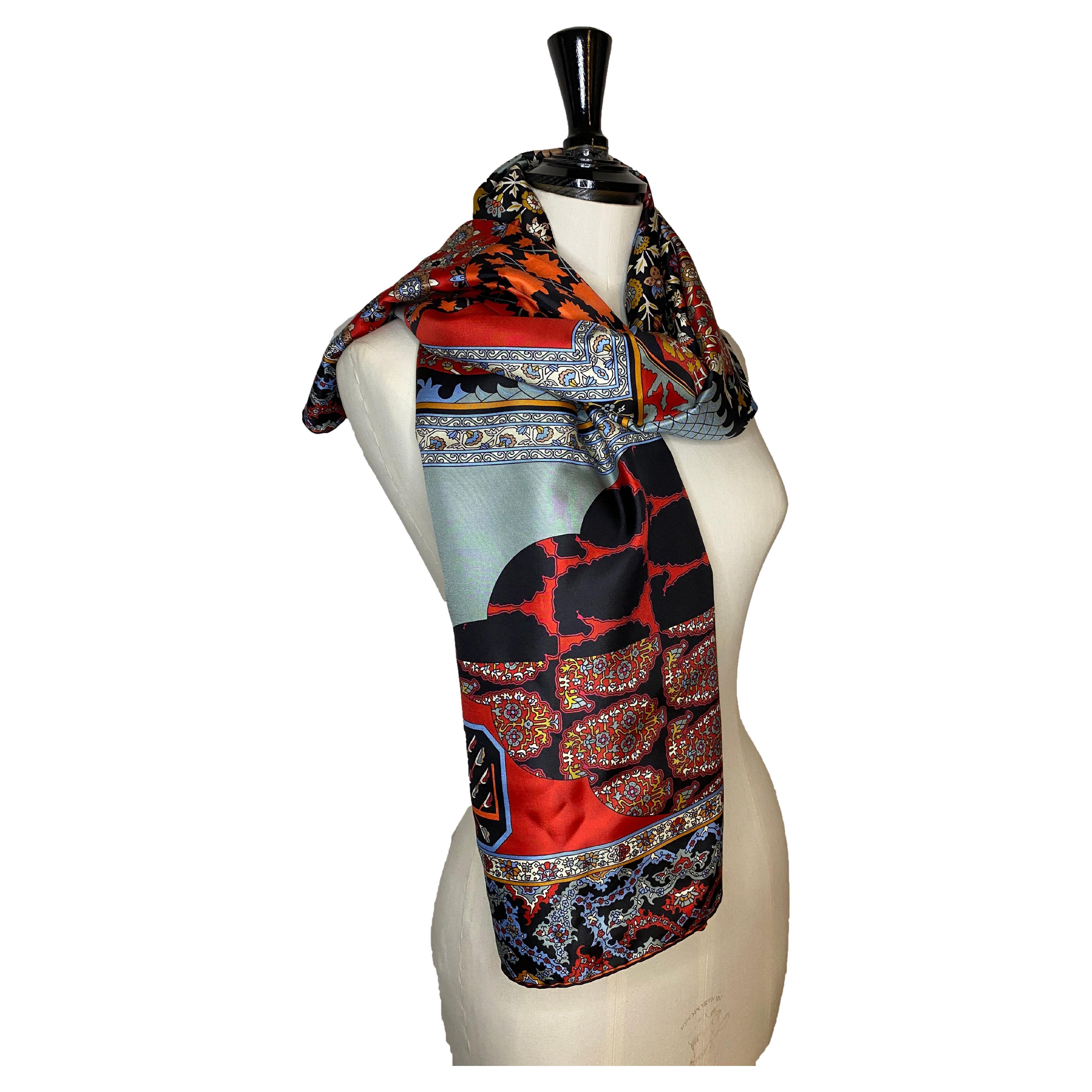 Hermes Tapis Persans Silk Shawl - 135cm
