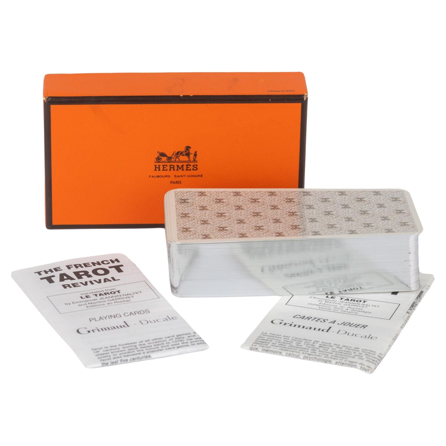 Hermès Tarot Playing Cards With Box For Sale