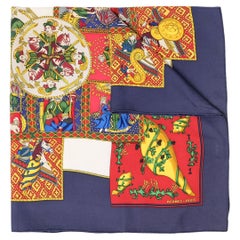 Hermes 'Tarot' silk scarf