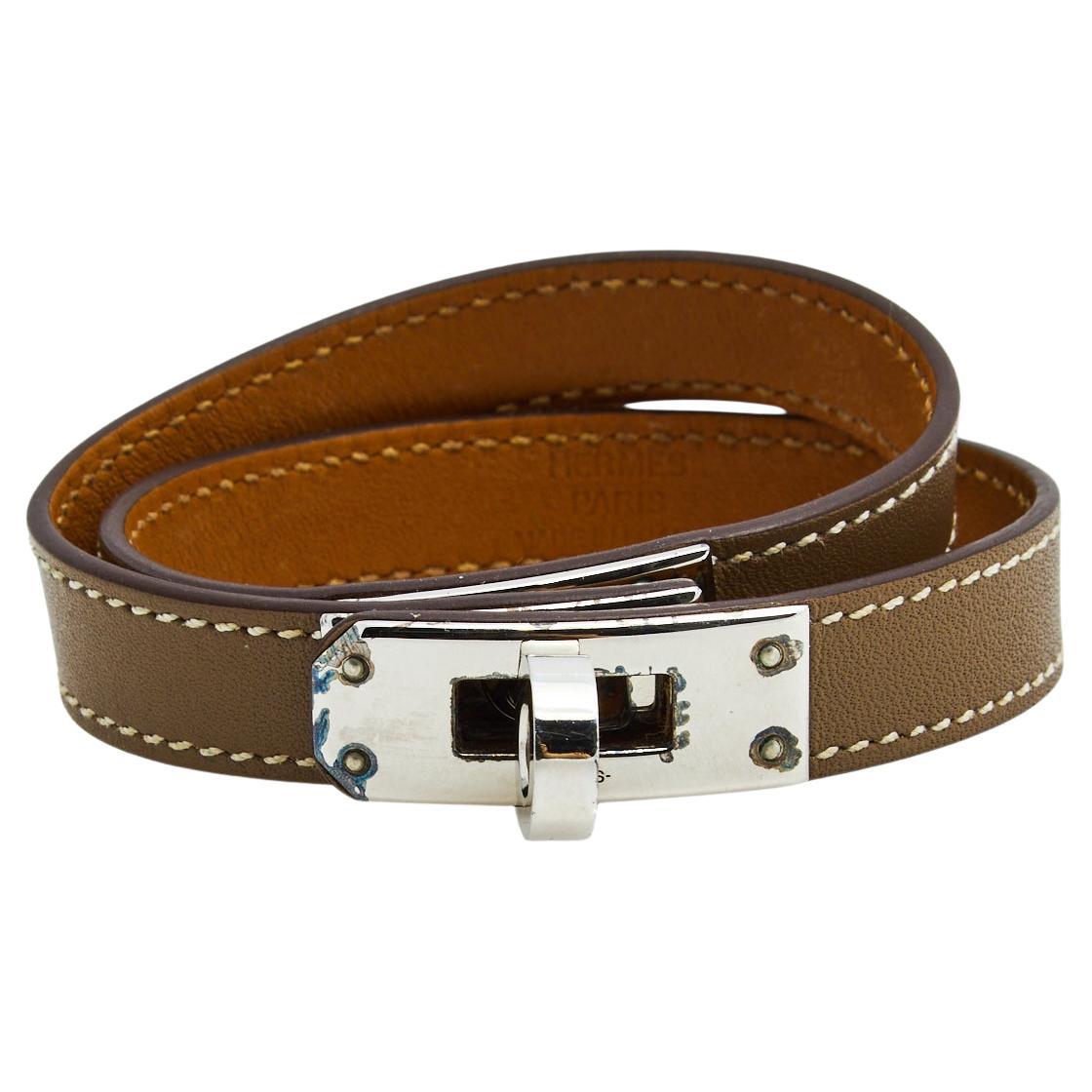 Hermes Leather Bracelet - 140 For Sale on 1stDibs | hermes 