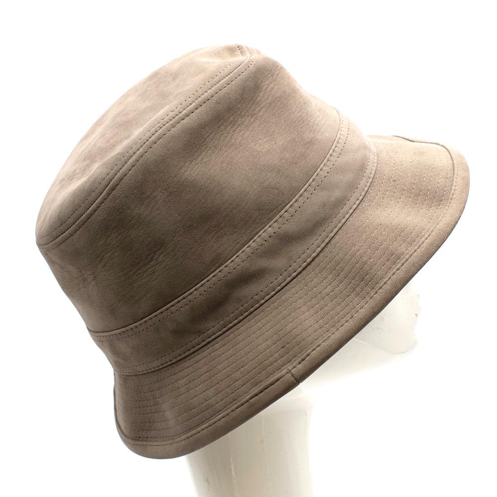 taupe bucket hat