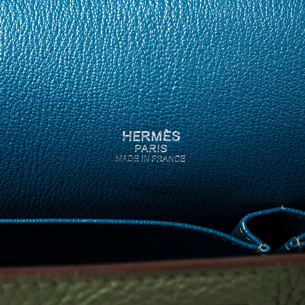 Women's Hermes Taurillon Clemence Leather Palladium Hardware Jypsiere 34 Bag