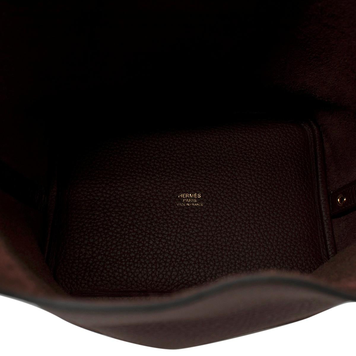 Women's Hermes Taurillon Clemence Rouge Sellier Picotin Lock 18 GHW For Sale