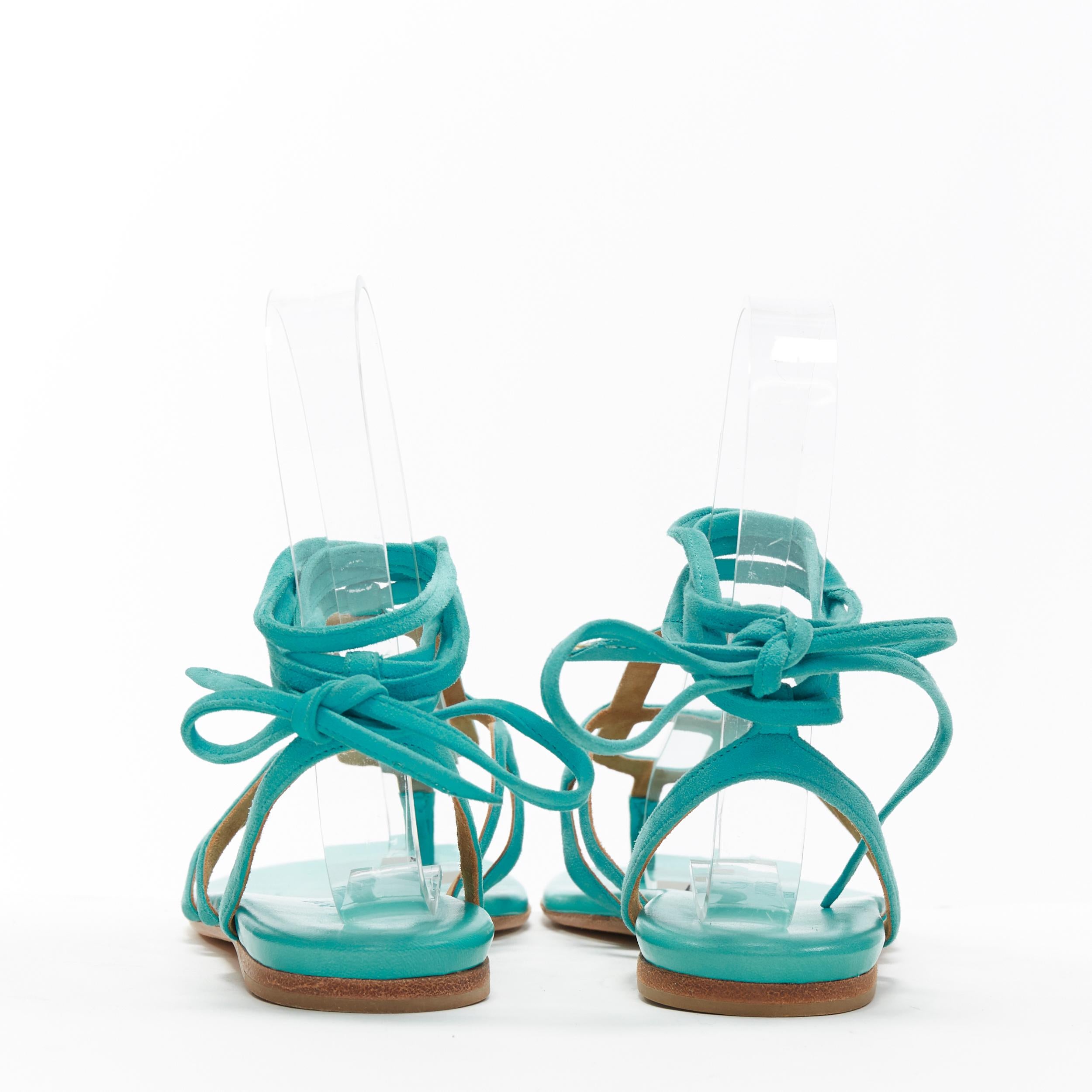 teal blue sandals
