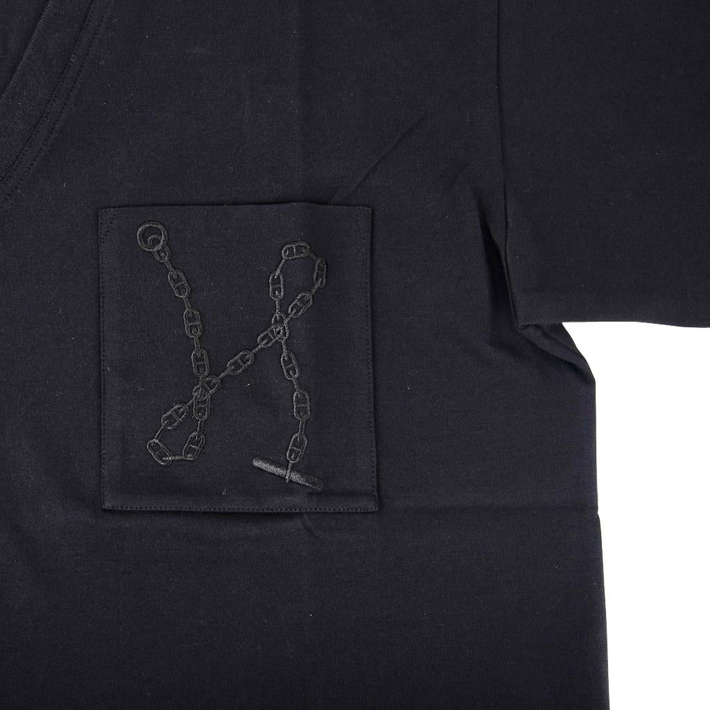 hermes black shirt