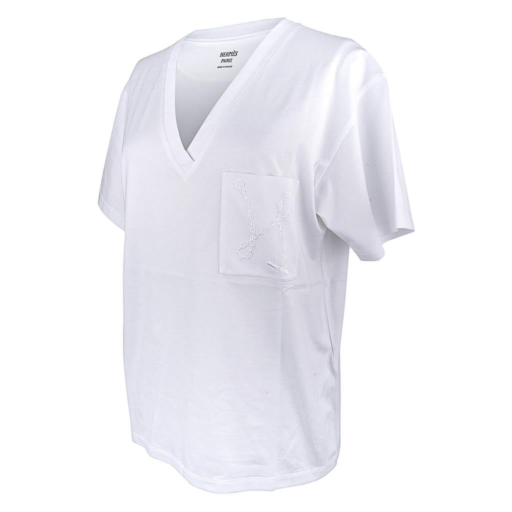 hermes white t shirt