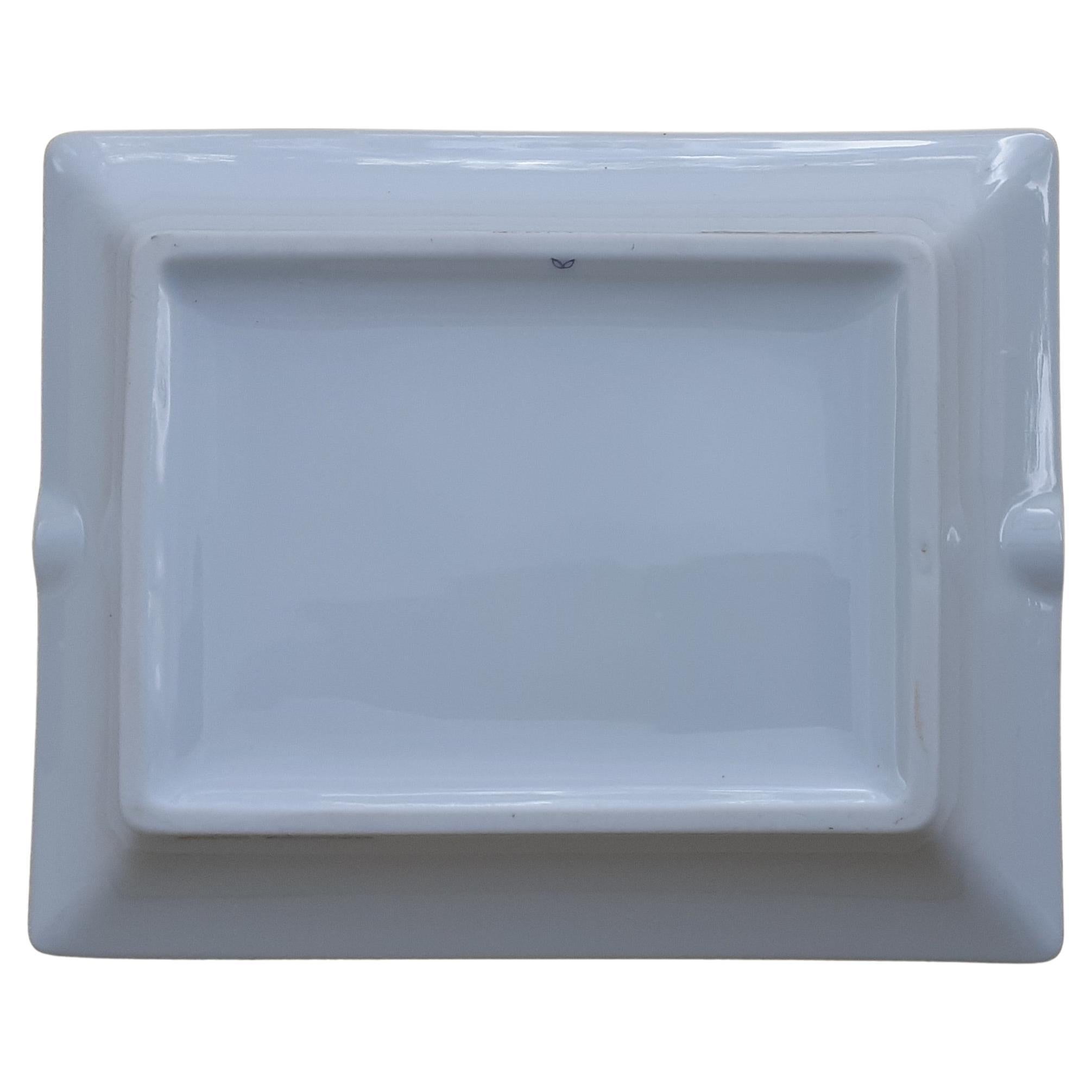 Hermès Teke Statuette Cigar Ashtray Change Tray Porcelain Gold Africa For Sale 8