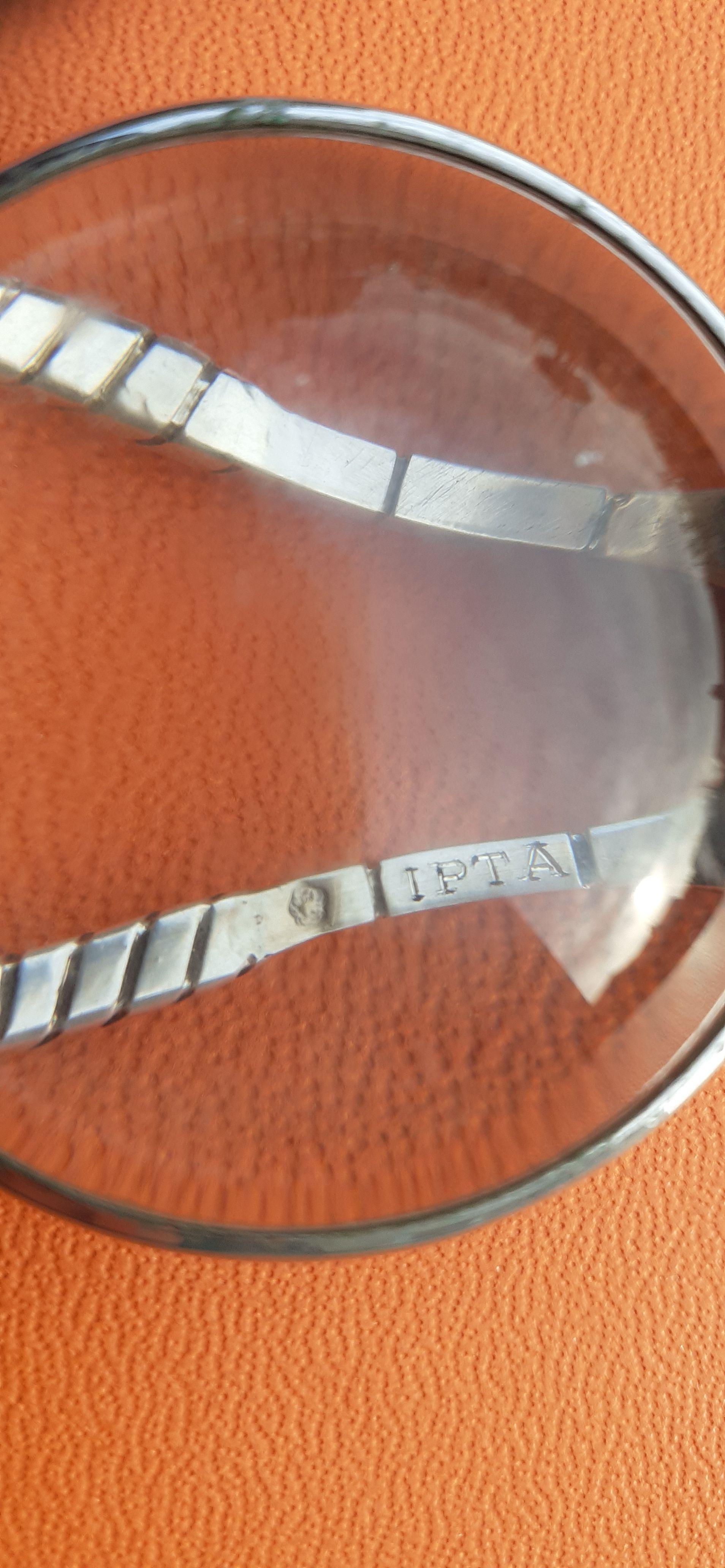 Men's Hermès Tennis Racquets IPTA  Silver Tie Clip For Sale
