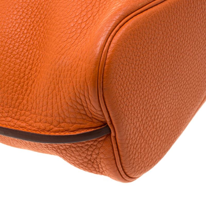 Hermes Terre Battue Togo Leather So Kelly 26 Bag 6