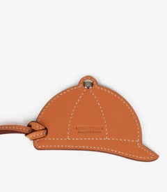 Pendentif « Paddock Bombe » Hermès aux couleurs Terre Cuite Butler, Blue Electric et Vert Vertigo