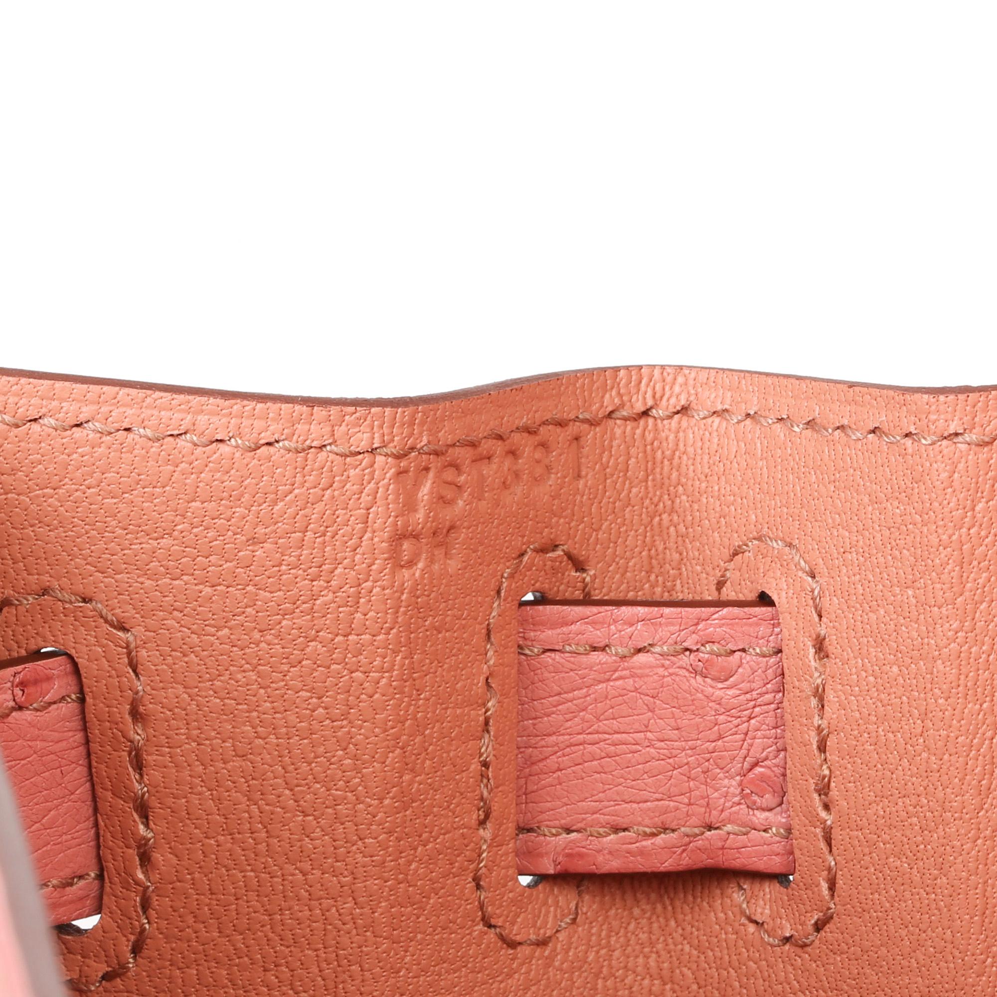 hermes kelly ostrich pink