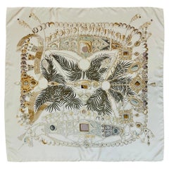 Hermes Terres Precieuses Silk Scarf
