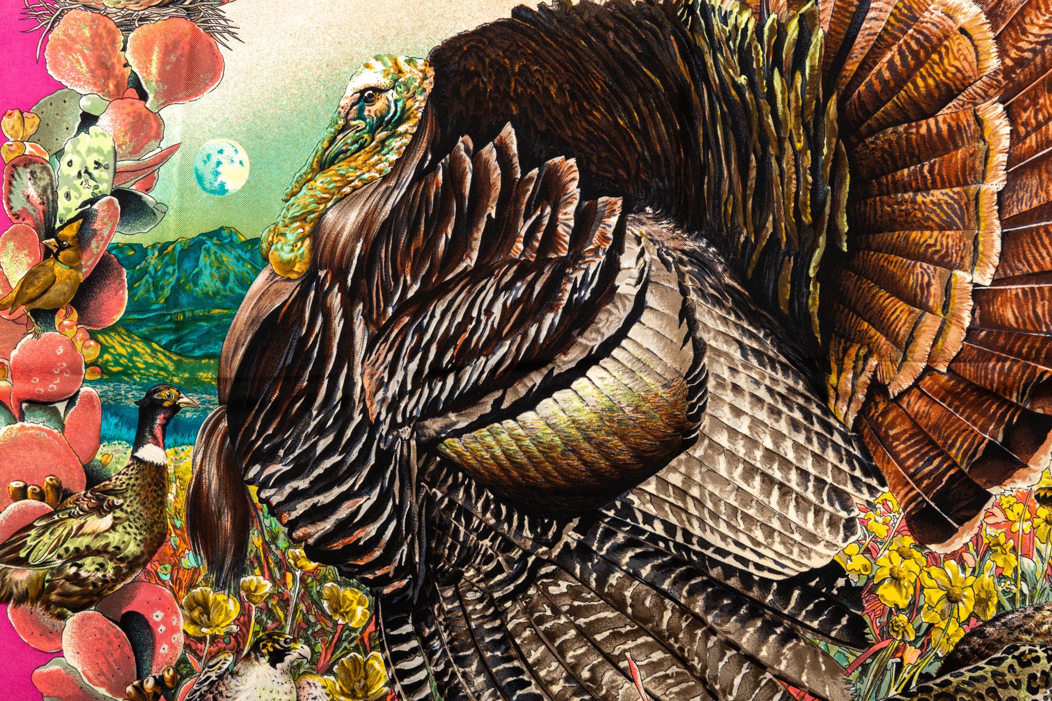Women's Hermès Texas Wildlife Scarf by Oliver