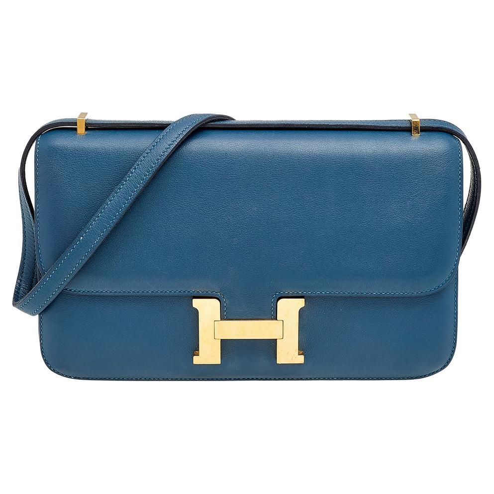 Hermes Thalassa Evercolor Leather Constance Elan Bag