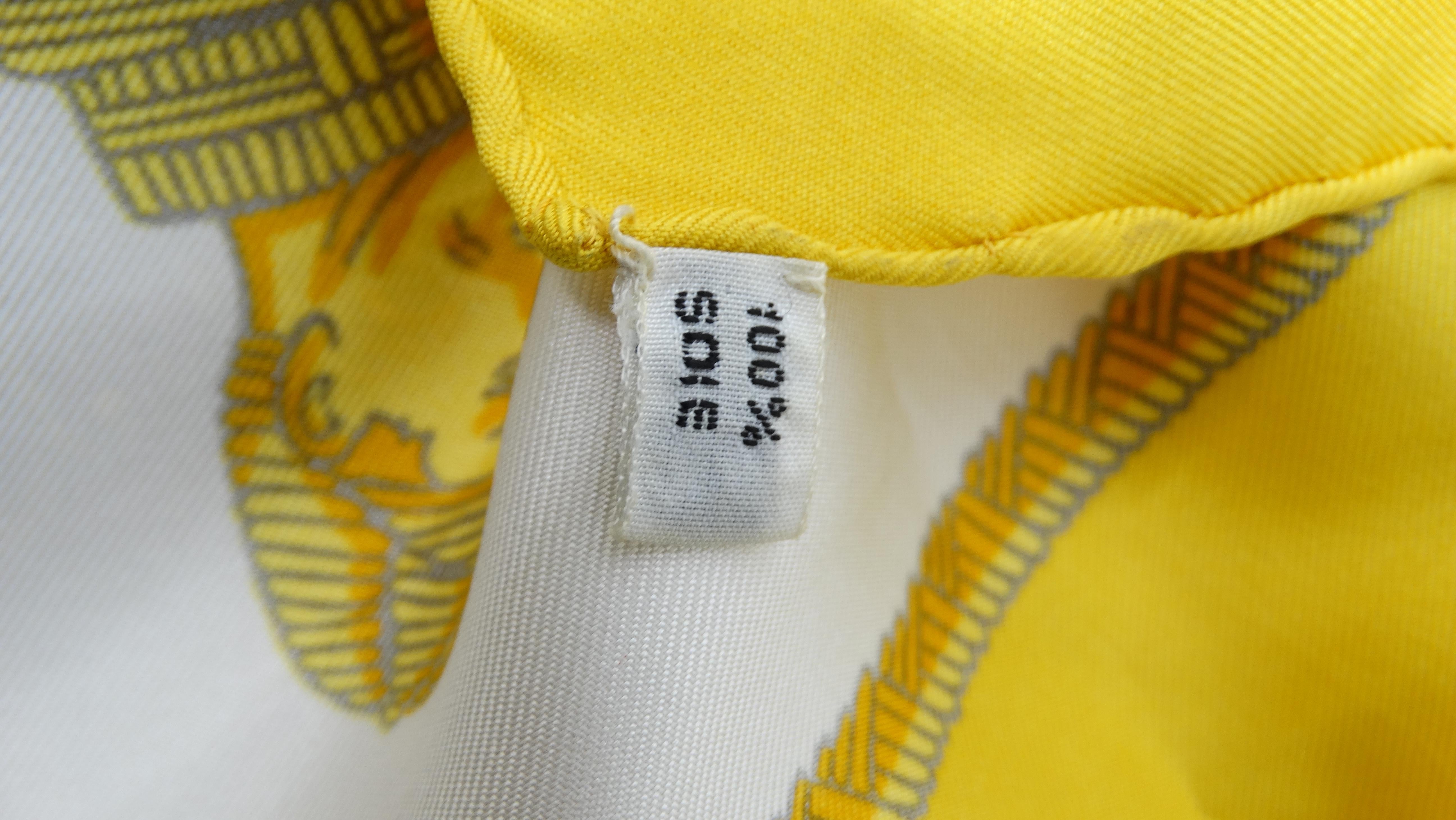 Hermès 'The Queen's Silver Jubilee' Silk Scarf In Good Condition In Scottsdale, AZ