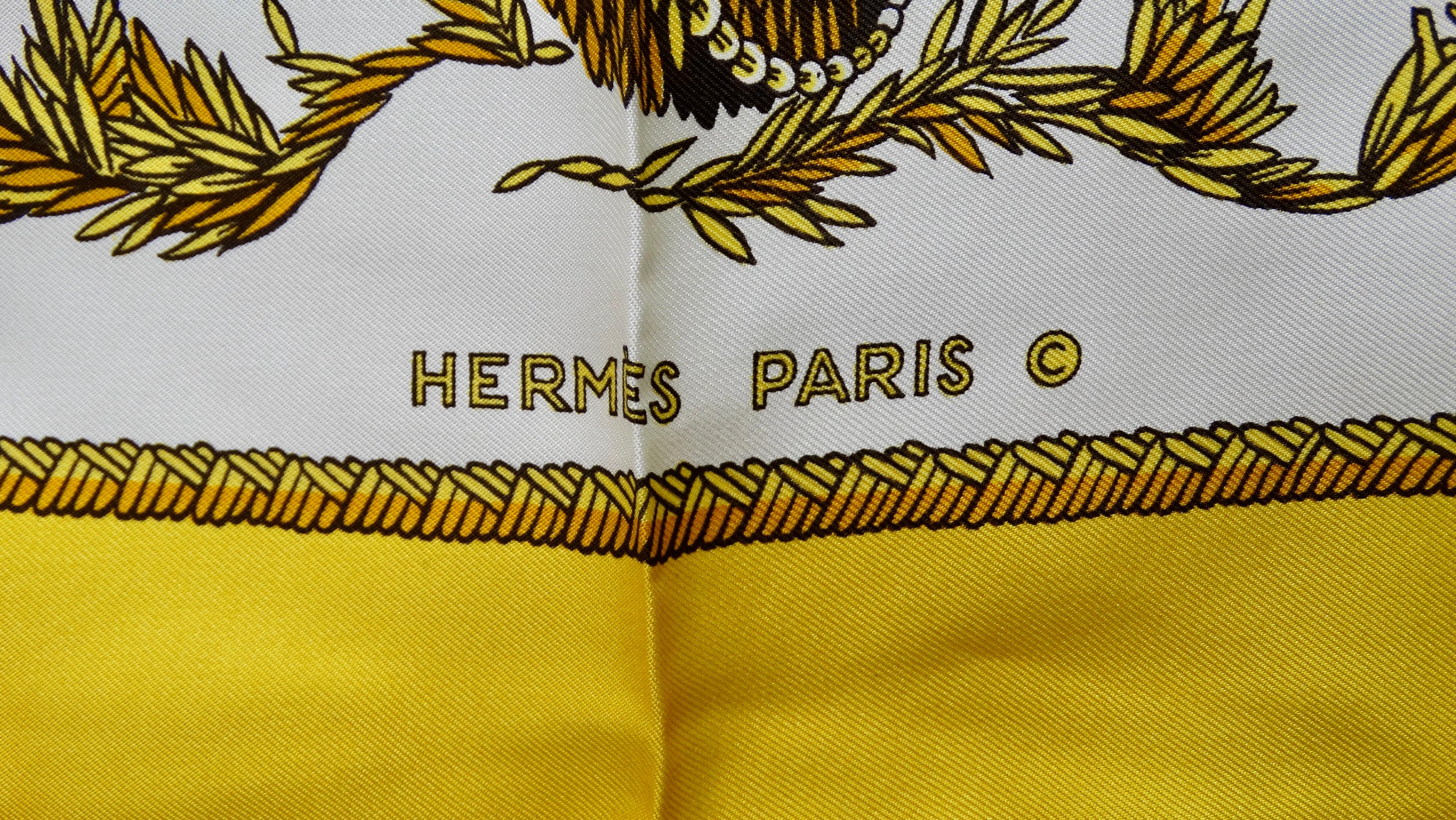 Women's or Men's Hermès 'The Queen's Silver Jubilee' Silk Scarf