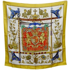 Hermès 'The Queen's Silver Jubilee' Silk Scarf