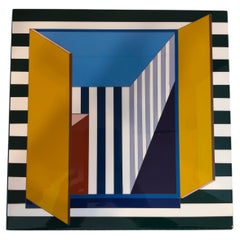 Hermès Théorèm "From my window" hand painted lacquered wooden box by Nigel Peake