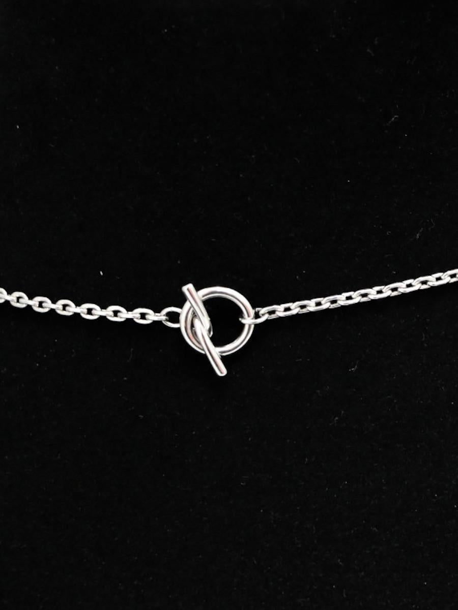 Hermès collana sottile in argento In condizioni ottime in vendita a Paris, FR
