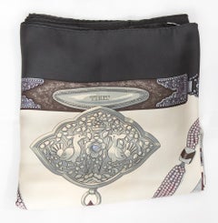 Hermes Tibet by Cathy Latham Silk Scarf