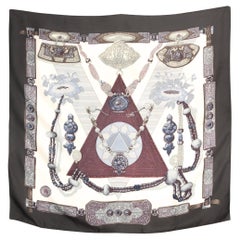 Hermes Tibet by Cathy Latham Silk Scarf