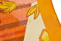 Hermes Tibet II By Latham Orange Scarf