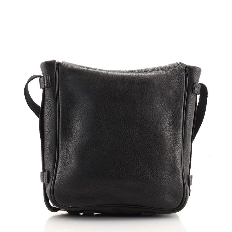 Noir Hermès - Sac à main Tibet Vertical Clemence PM